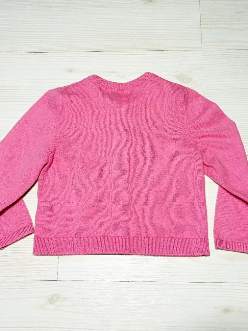 Carter's Baby Girl Pink Button-Front Knit Cardigan Sweater, Size 18M